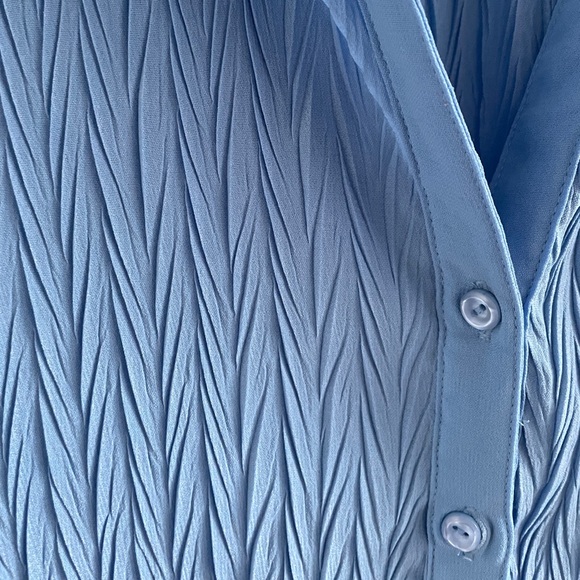 Gorgeous Blue Vintage Blouse - Picture 4 of 7